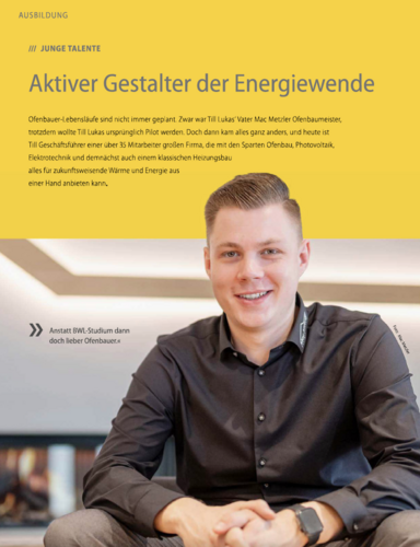 Till Lukas mit K&L-Magazin