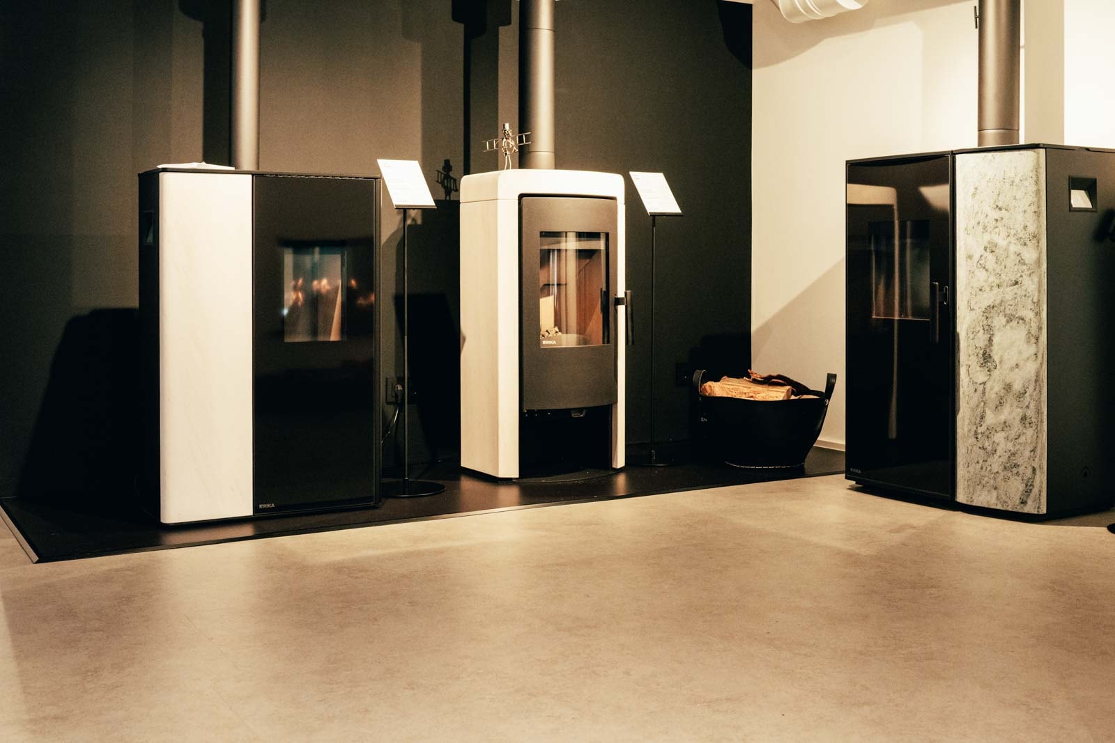 Showroom für Öfen und Kamine